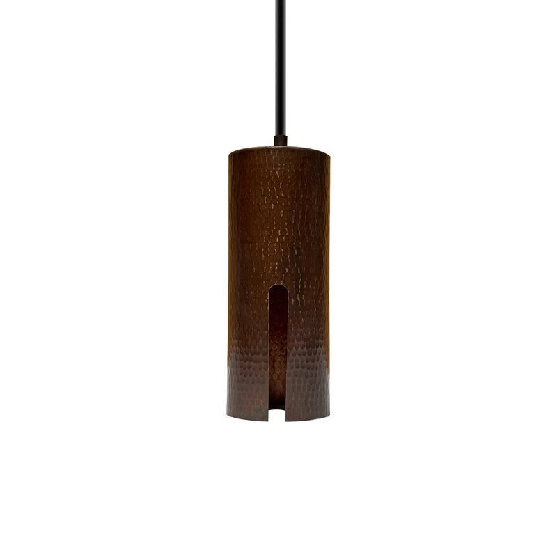 Copper Kitchen Island Lighting - Aged Copper Pendant Light - Kip