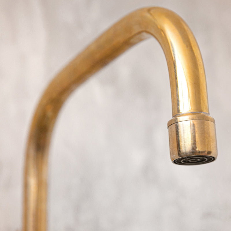 Elegant Wall-Mounted Solid Brass Faucet - BRASSMA