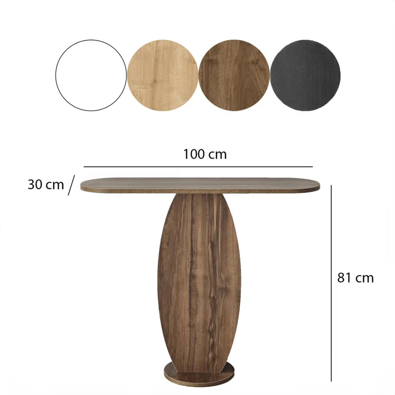 Special Design Console Made of Melamine Coated Particle Board - (W)39.5" (L)11.8" (H)32"