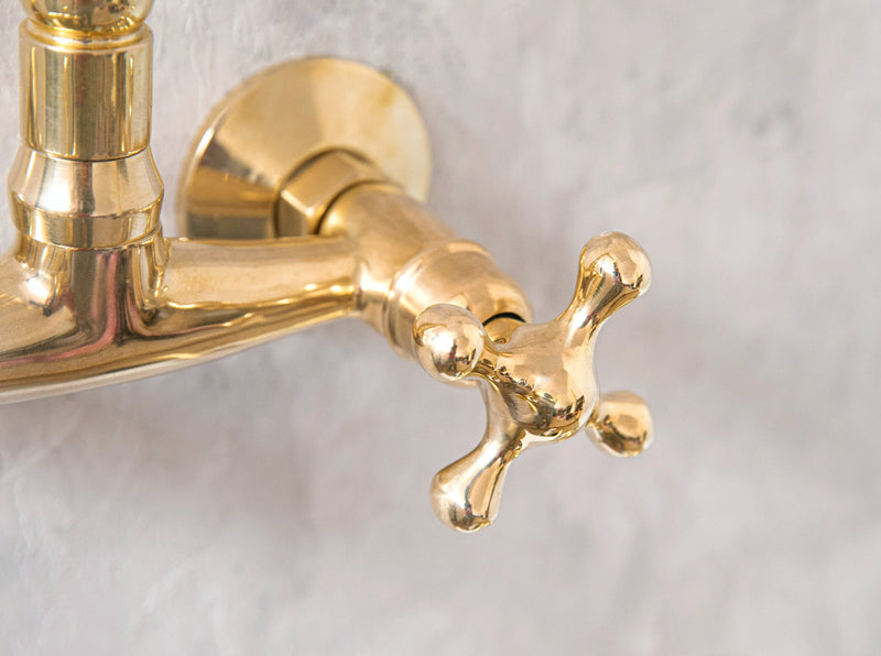 Elegantly Designed Wall-Mounted Brass Faucet - BRASSMA