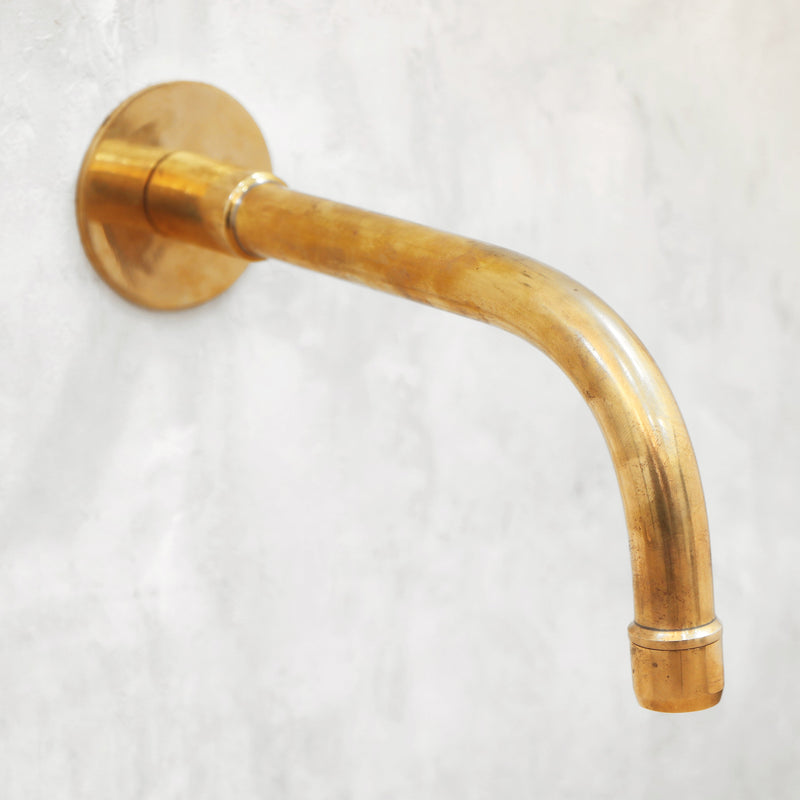 Classic Brass Shower Head and Handheld Assembly - BRASSMA