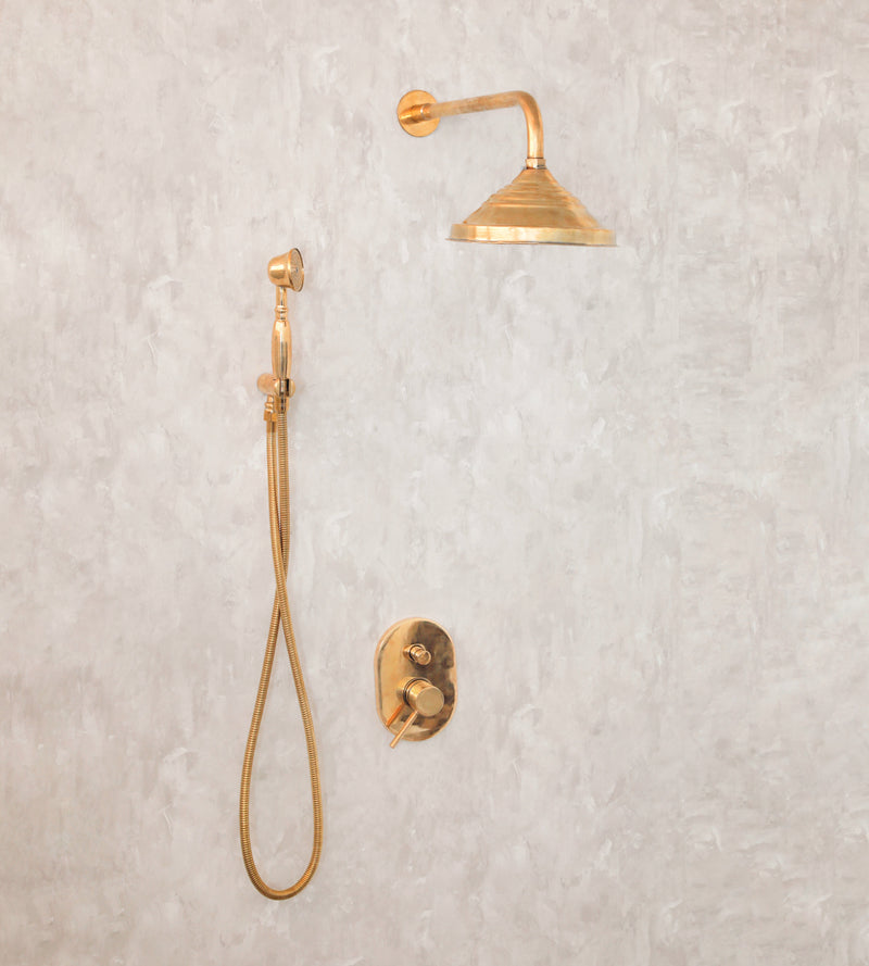 Brass Recessed Shower - BRASSMA