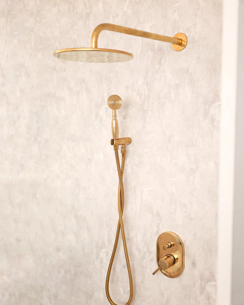 Brass Recessed Shower - BRASSMA