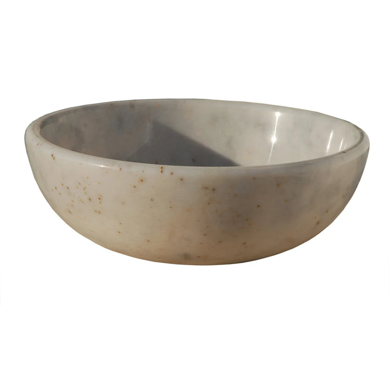 Gobek Afyon Sugar Marble Natural Stone Polished Vessel Sink 20020031 product shot