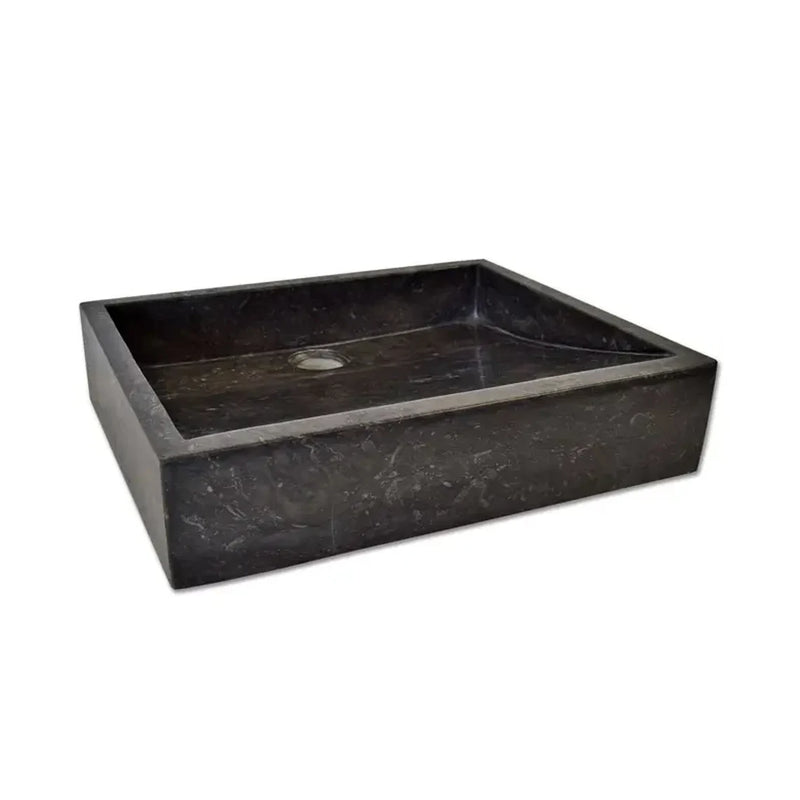 Gobek-Black-Marble-Natural-Stone-Rectangular-Sink-ETBMRS01- product shot