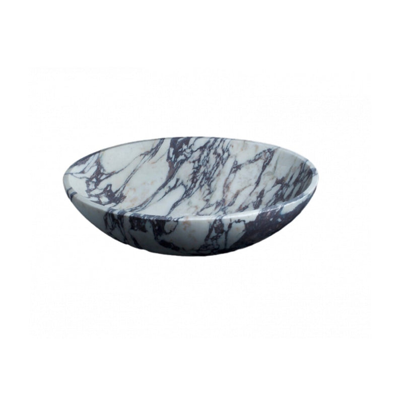 Gobek Calacatta Viola Marble Oval Shape Sink CVOMS01 product shot