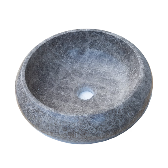 Gobek EQUAL Dark Emprador Marble Polished Vessel Sinks Set of 2 Sinks DRKEMPSET product shot