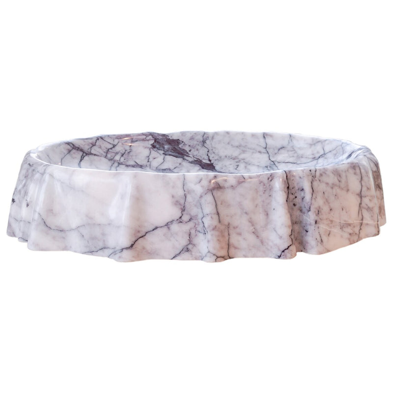 Gobek New York Marble Artistic Polished Vessel Sink NTRVS09 product shot