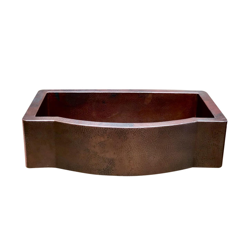 Single Basin Copper Farmhouse Sink - Grande