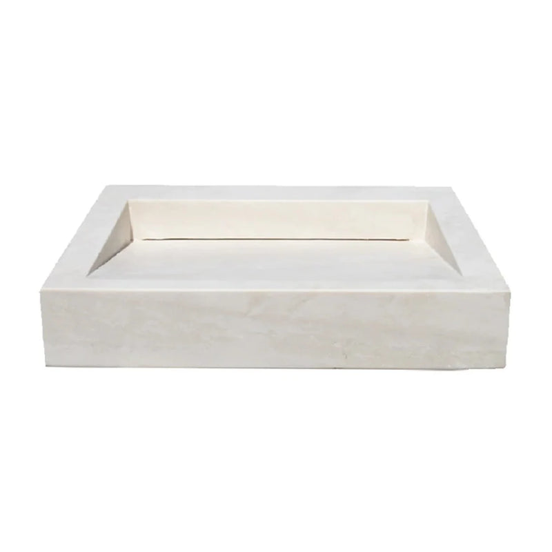 Limestone Rectangular Honed Sink NTRSTC36 product shot