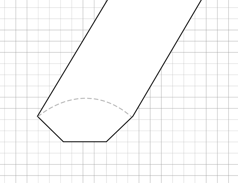 Vinyl Quarter Round Molding - 8 linear ft