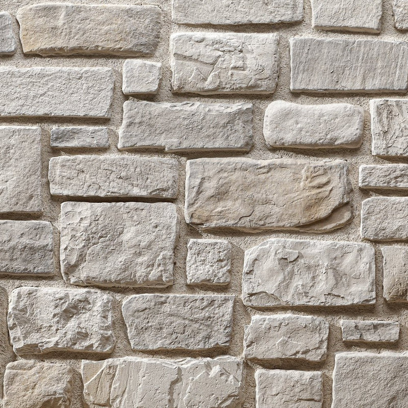 Tabula Manufactured Stone Siding Pearl handmade 318802 product shot