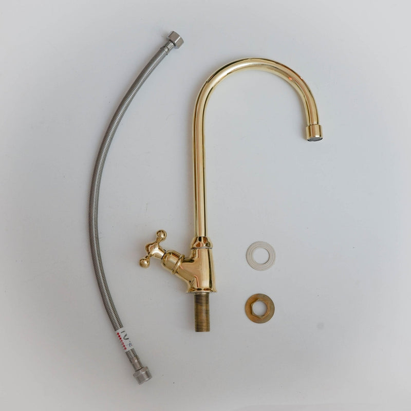 Brass Faucet Single Hole - Only Cold Or Hot Water