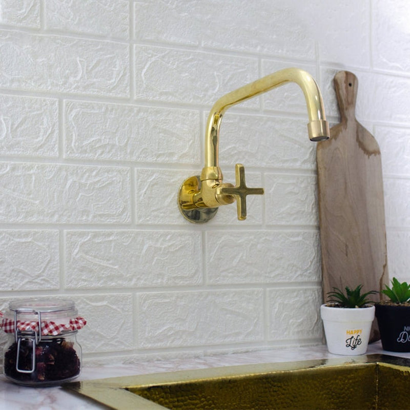 Brass Pot Filler - Unlacquered Brass Faucet