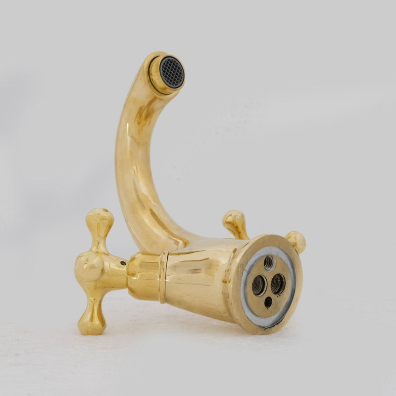 Brass Single Hole Bathroom Faucet - Bath Vanity Faucet