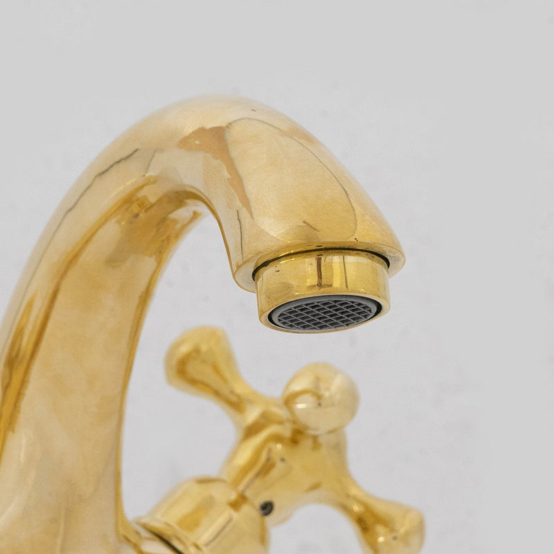 Brass Single Hole Bathroom Faucet - Bath Vanity Faucet