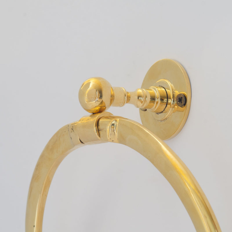 Brass Towel Ring - Bathroom Towel Holder