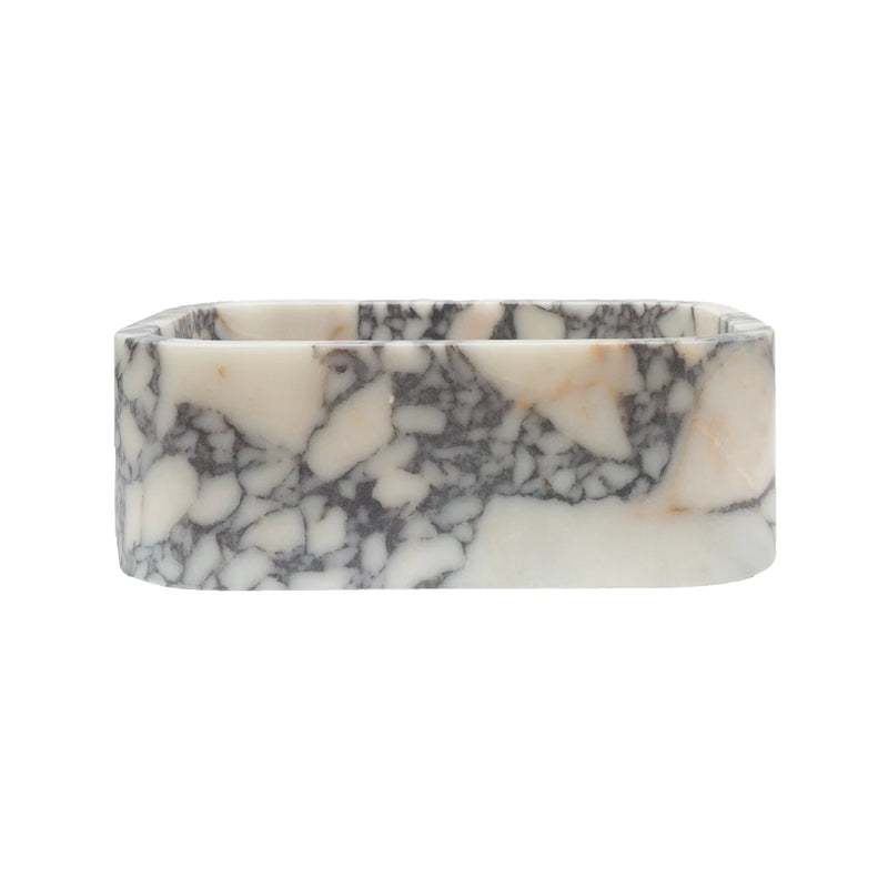 calacatta viola real marble rectangular sink CVRHFHS-CT product shot