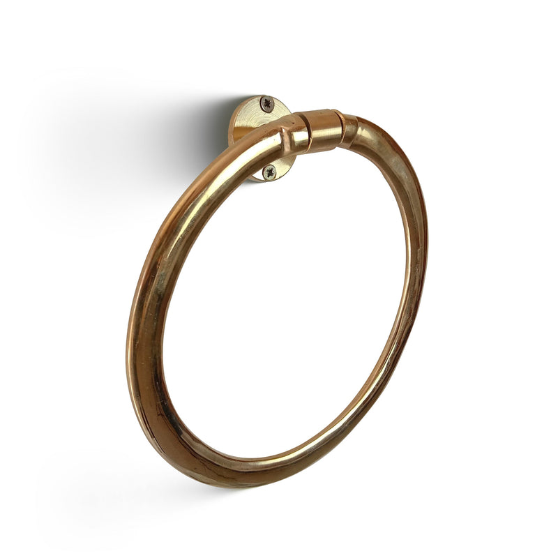 Wall Mounted Solid Brass Towel Ring