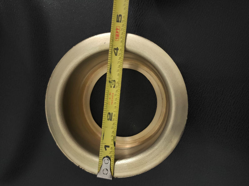 Unlacquered Brass Disposal Flange Basket Stopper Kitchen Sink Drain Standard 3 1/2