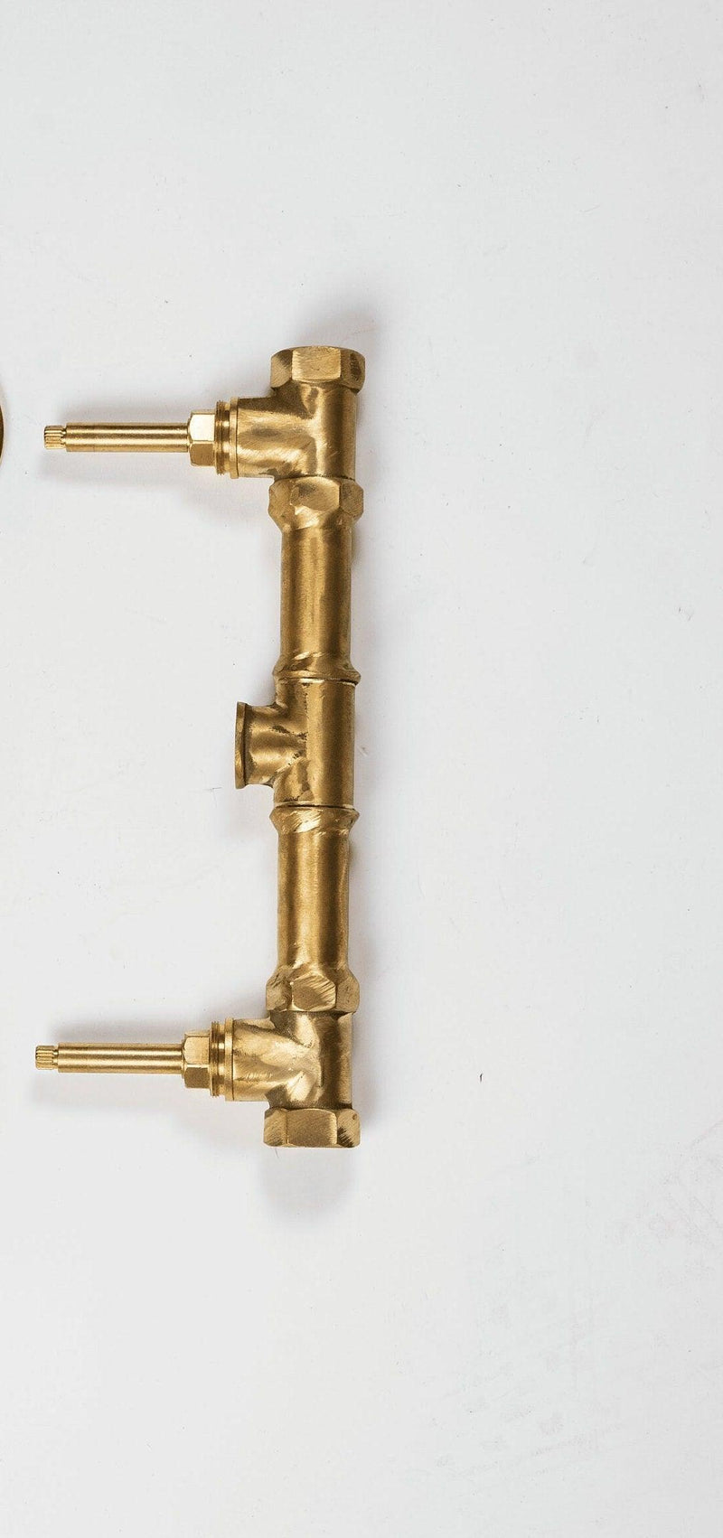 Unlacquered Brass Wall Mounted Bath Faucet