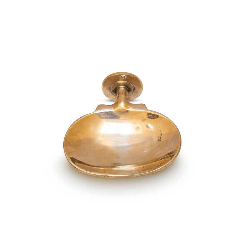 Unlacquered Brass Wall Mounted Soap Dish