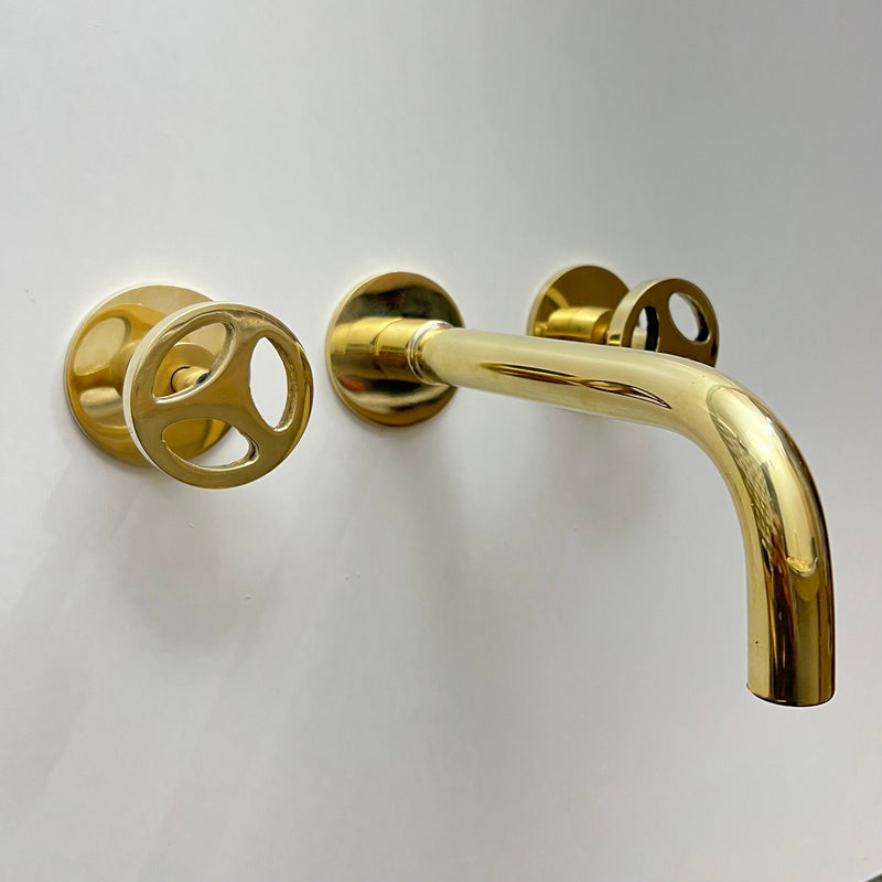 Unlacquered Brass Wall Mount Faucet