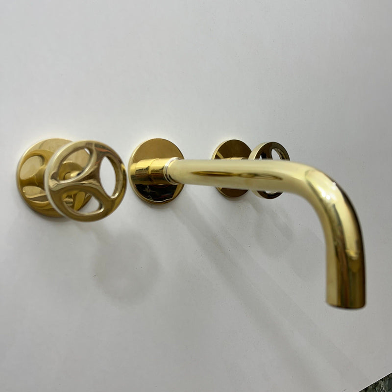 Unlacquered Brass Wall Mount Faucet