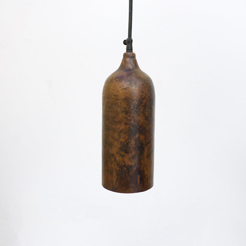 Antique Copper Farmhouse Pendant Light