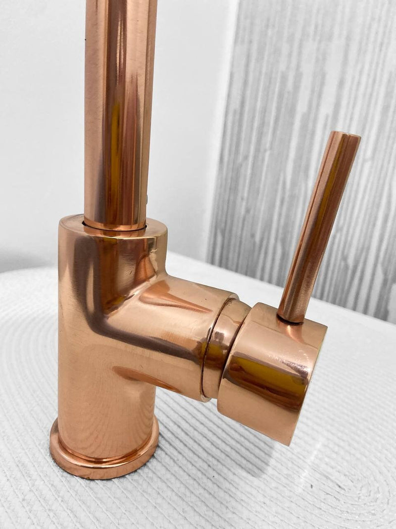 Copper Kitchen Mixer Tap Single Handle - Stylish and Functional Copper Faucet"