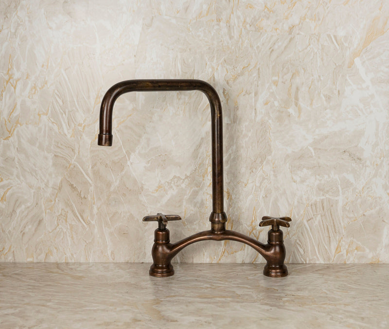 Oil Rubbed Bronze Kitchen Faucet for Farmhouse Sink