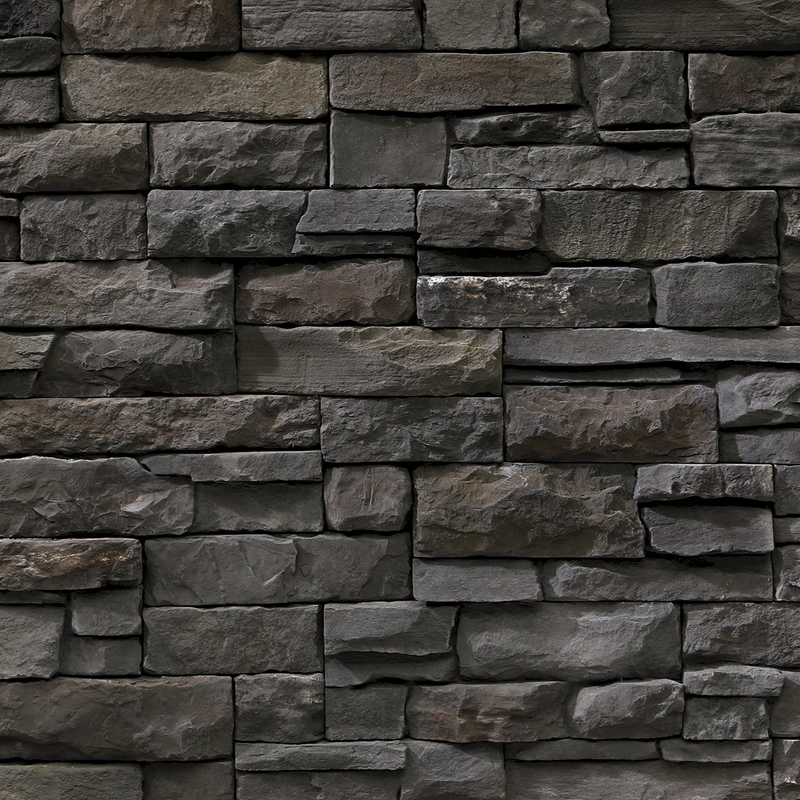 kronos anthracite manufactured stone siding 101270 product shot