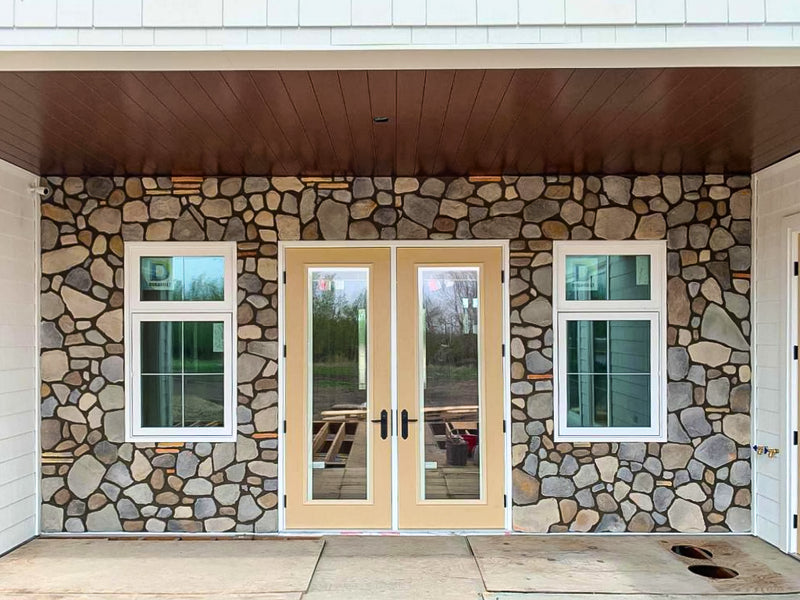 montana coffee grey manufactured stone siding 317884 store entrance