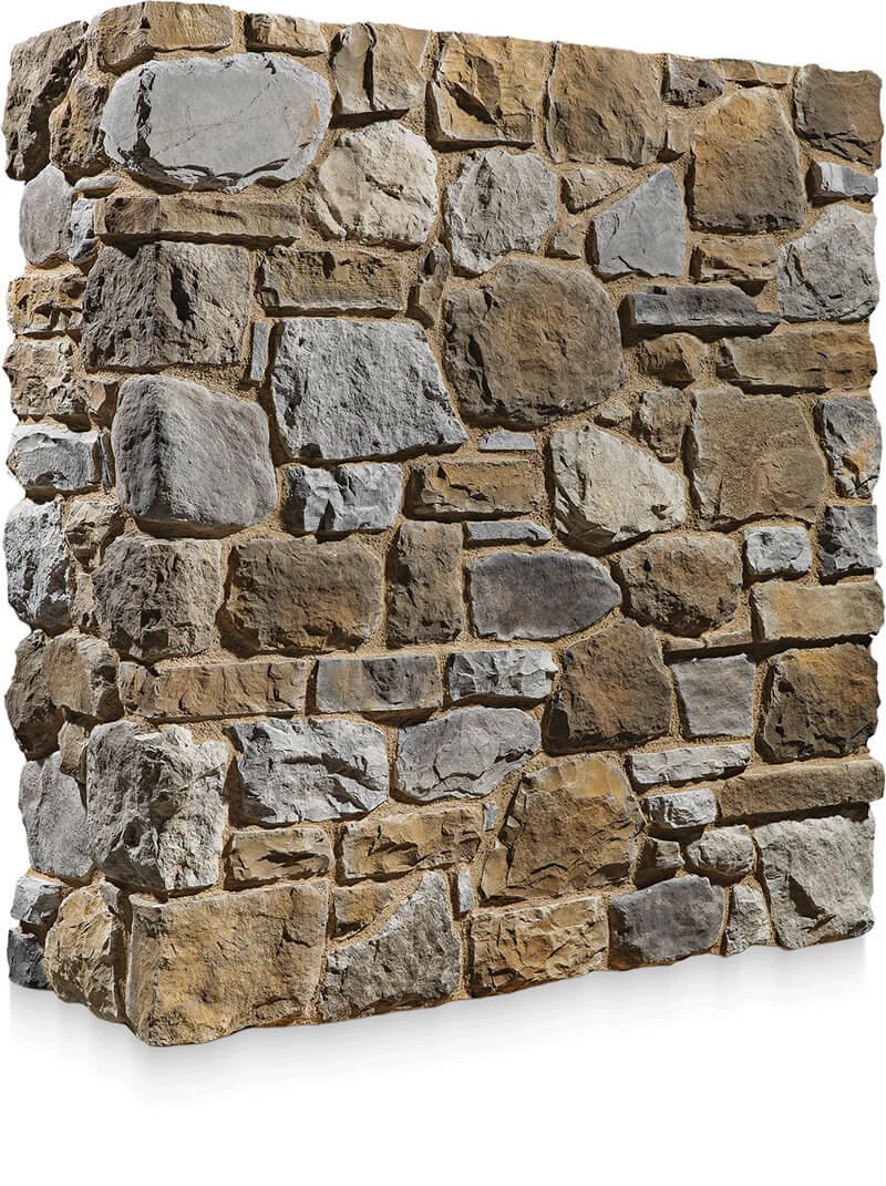 nemrut coffee grey manufactured stone stone siding 317899 installed product shot