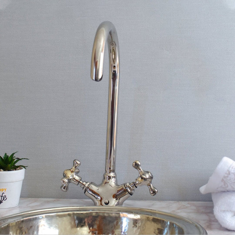 Single Hole Bathroom Faucet - Polished Nickel Bathroom Faucet