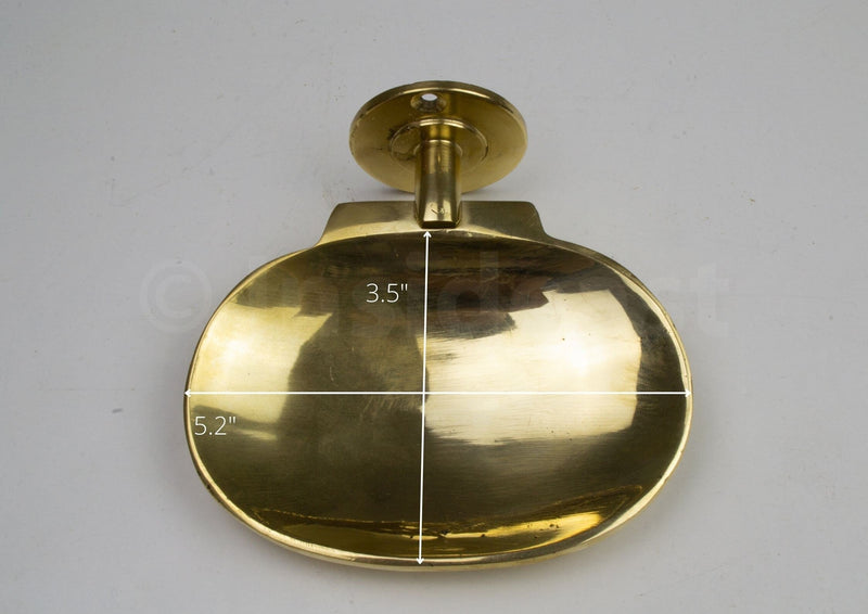 Solid Brass Soap Dish, Wall Soap Holder, Moroccan Handmade Brass Soap Dish