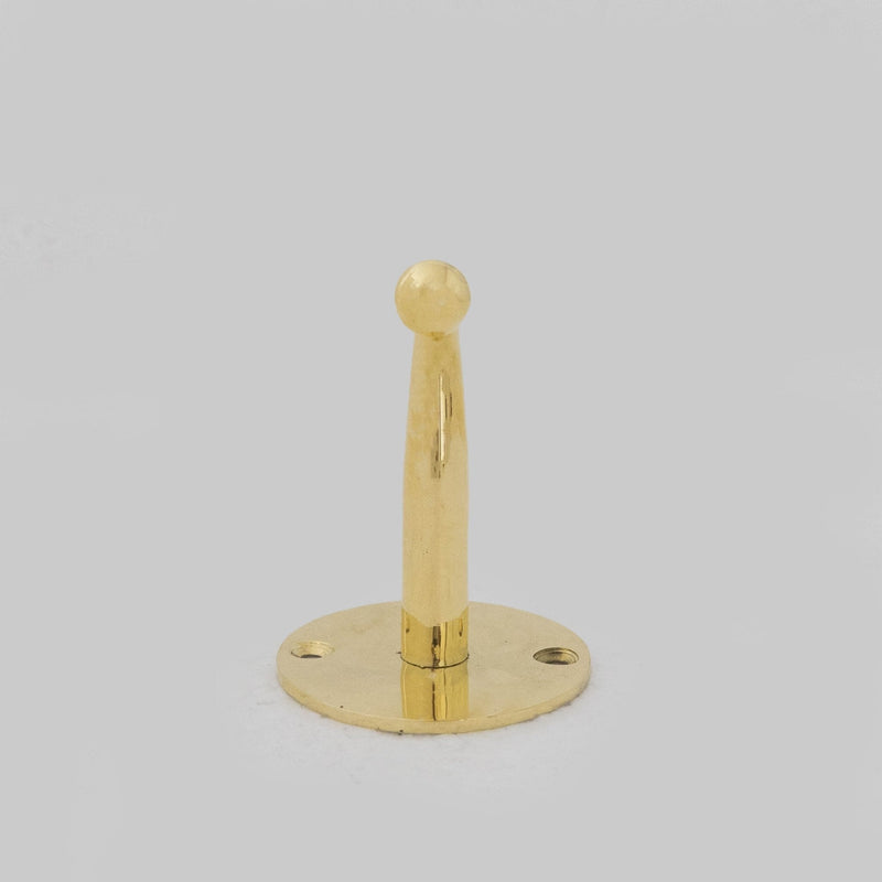 Unlacquered Brass Wall Hook - Bath Towel Holder