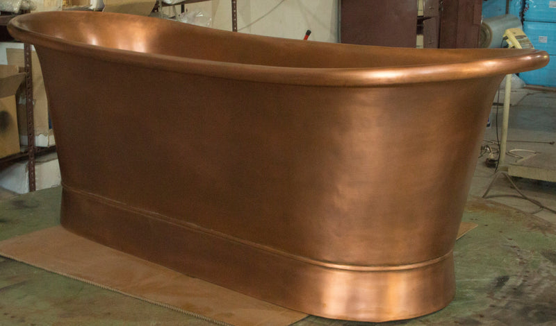 Vintage Handmade Antique Look Copper Bathtub