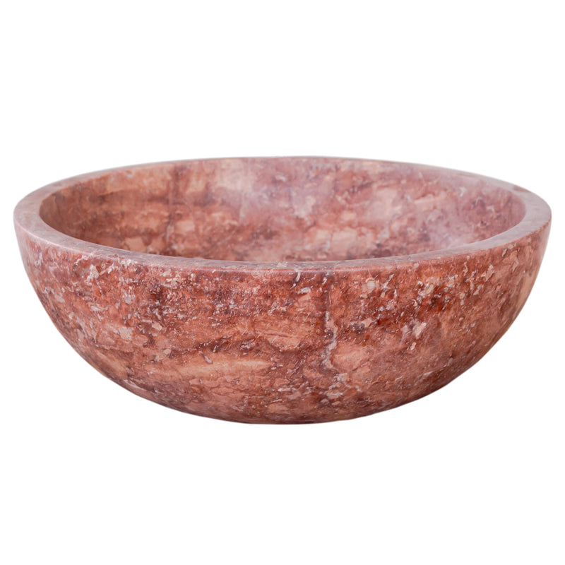 Gobek Red Travertine Natural Stone Vessel Sink Honed/Matte