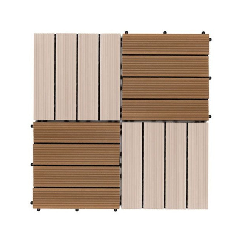 Composite Wood Tile Deck - Mix Series