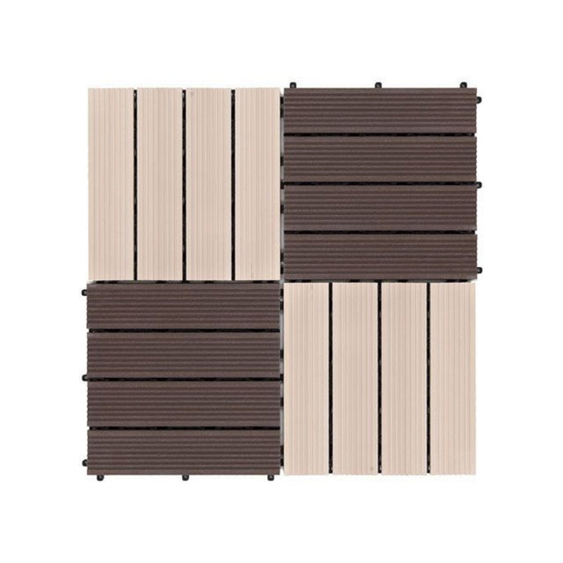 Composite Wood Tile Deck - Mix Series