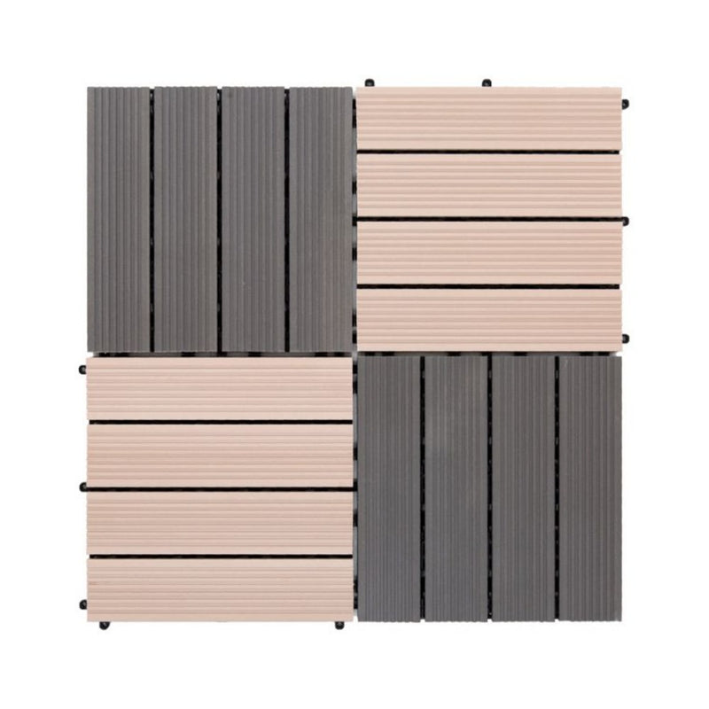 Composite Wood Tile Deck - Mix Series