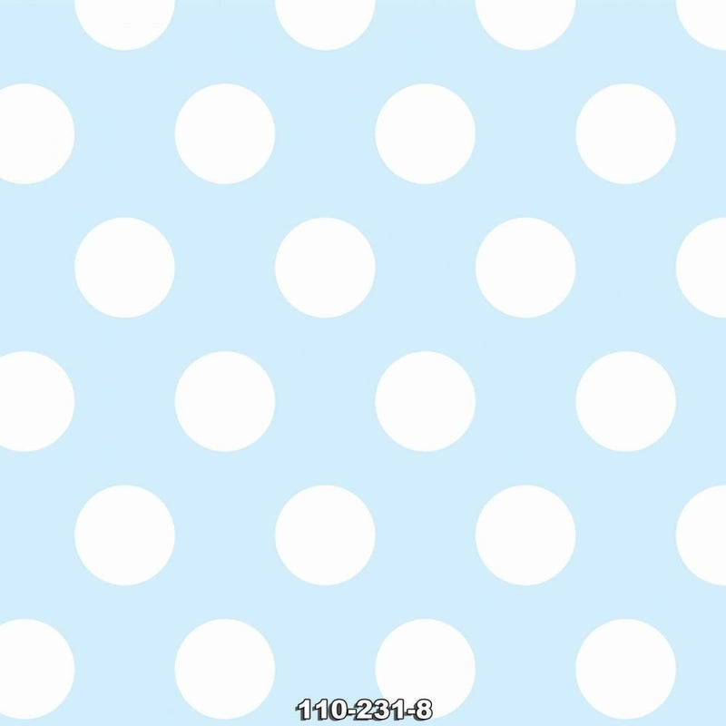 Polka-dot Kids Room Wallpaper - 1